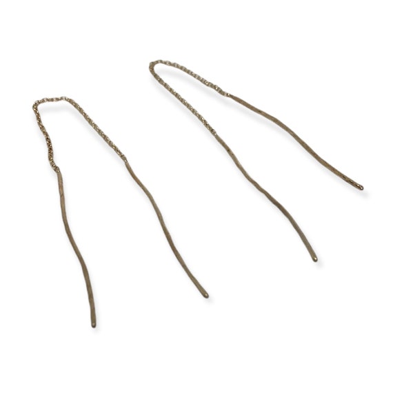 Sterling Silver Threader Earrings - image 2