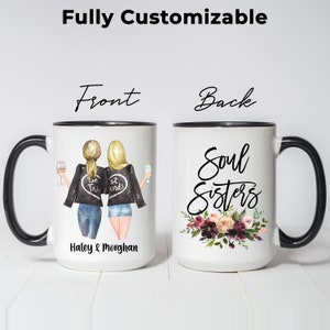 Personalised Birthday Gift 18th 21st 30th 40th Xmas Mug Soul Sister Best Friend Personalised Birthday Gift 18th 21st 30th 40th Xmas Mug Soul Sister Best Friend