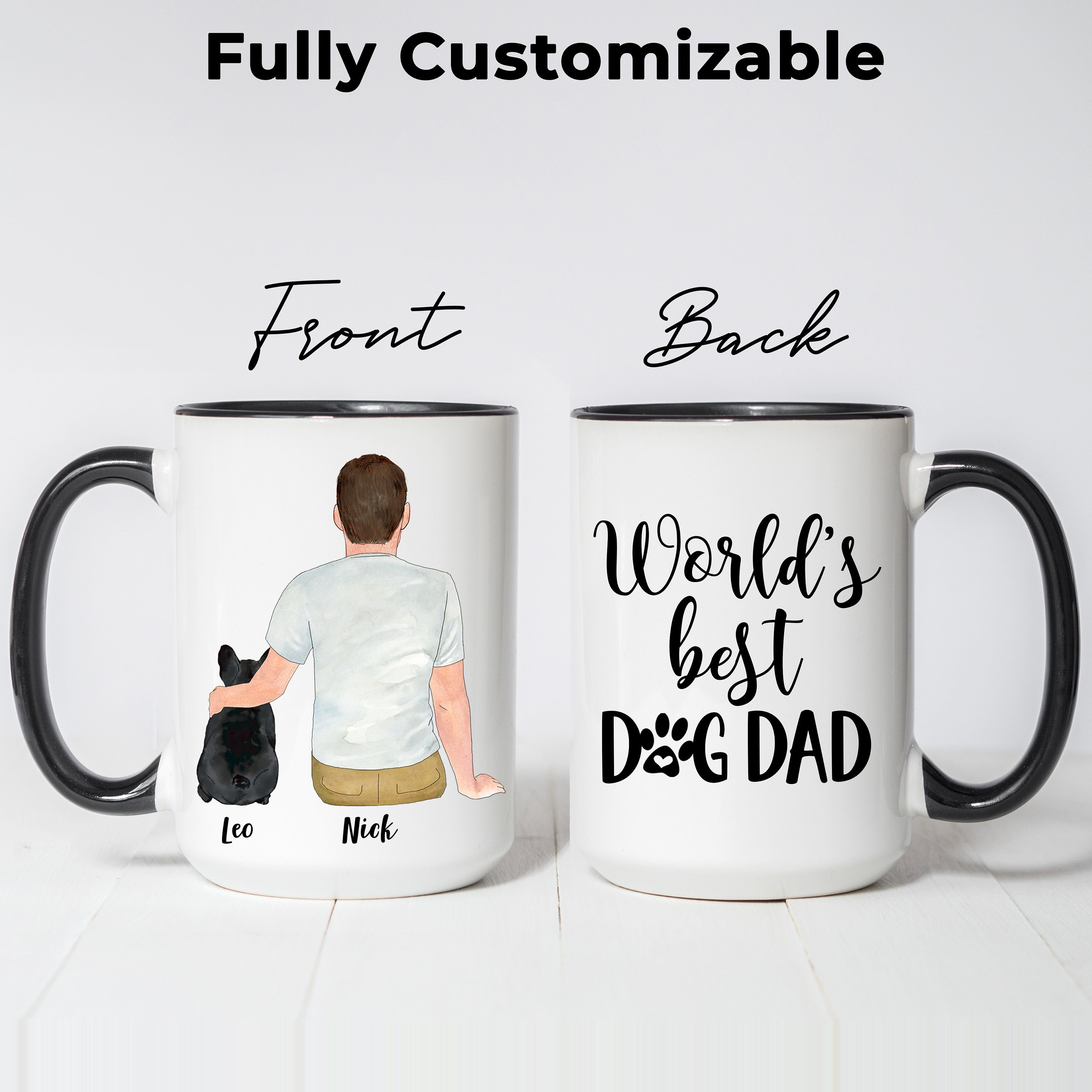 dog father mug