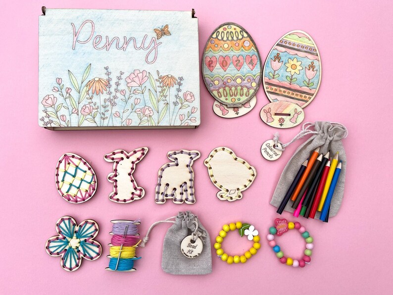 Personalised Easter Craft Box image 2