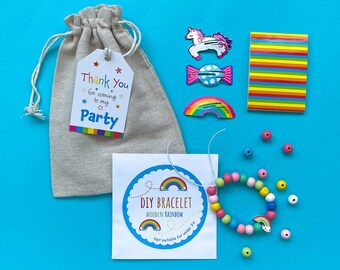 Girls Eco Plastic Free Cotton Party Bag & Contents - CONNIE