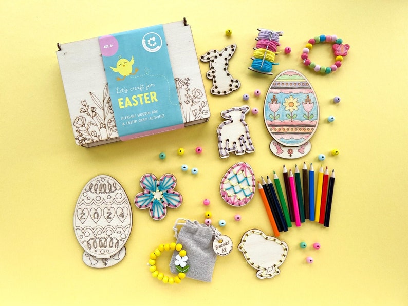 Personalised Easter Craft Box image 1