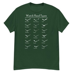 Watch Hand Types - Unisex classic tee