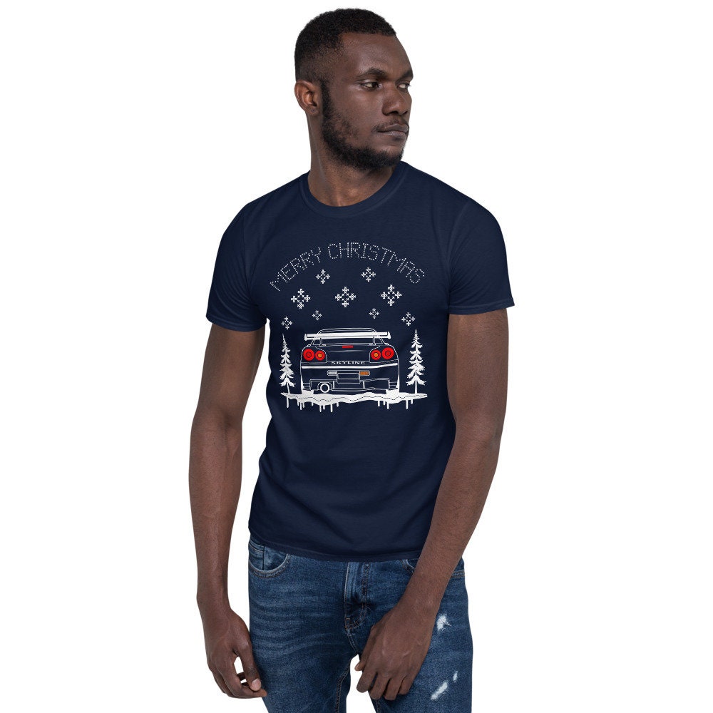 Skyline Gt r Christmas Short sleeve Unisex T shirt Etsy