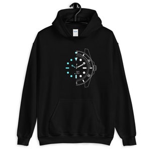 Swiss Luxury Diver's Watch - Day & Night - Unisex Hoodie