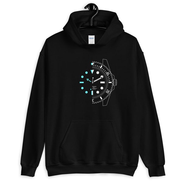 Swiss Luxury Diver's Watch - Day & Night - Unisex Hoodie