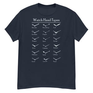 Watch Hand Types - Unisex classic tee