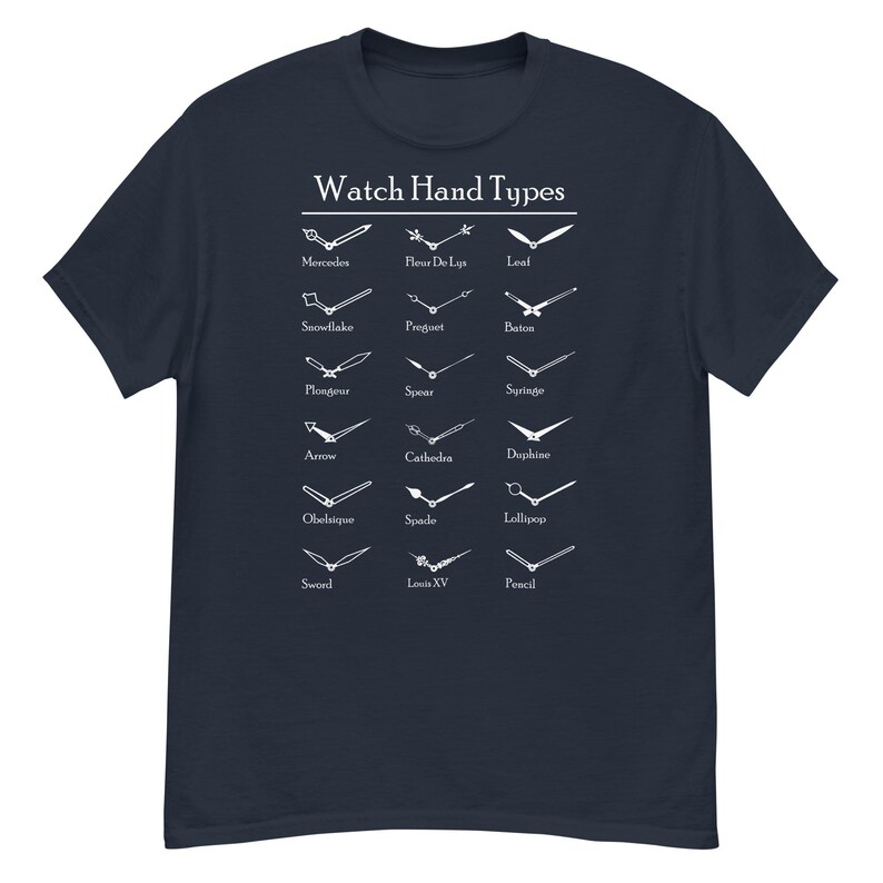 Watch Hand Types - Unisex classic tee
