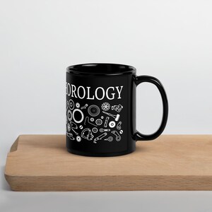 HOROLOGY - Black Glossy Mug