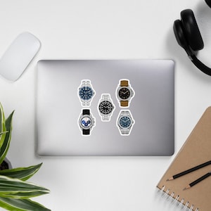 5 Different Watches - Bubble-free stickers