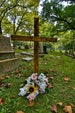 3 Ft Tall Handmade in USA Wood Cross, Christian Cross, Baptist Cross, Mourning Cross. Cemetery Cross, yard cross 