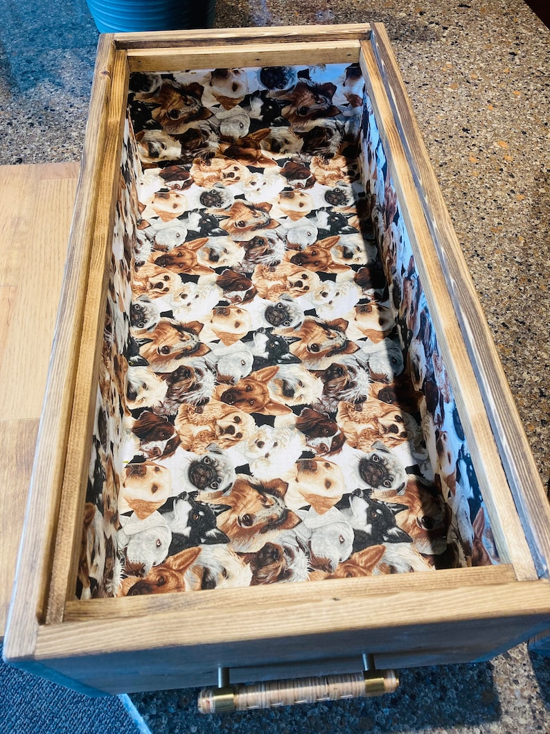 Pet Casket Medium Deep Pet Casket Dog Casket Burial Box Etsy