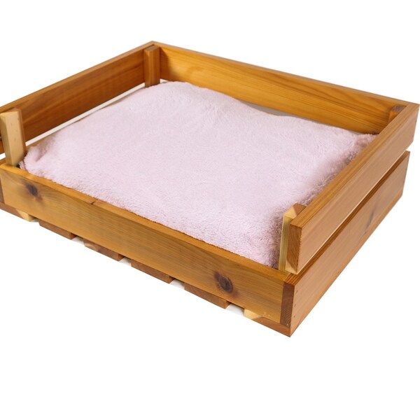 Wooden Dog Bed Etsy