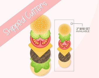 ¡El juego original de cortadores de galletas Build A Burger + .8 imágenes PNG!