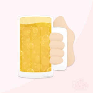 Cheers Beer Cookie Cutter Set .STL Files + . PNG Eddie Images!