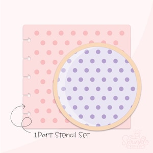 Dots Small Digital .SVG Cookie Stencil!