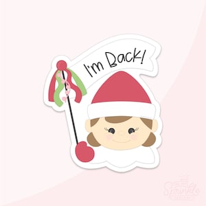 Elf With Flag Girl Cookie Cutter .STL Files + 9 .PNG Eddie Images!