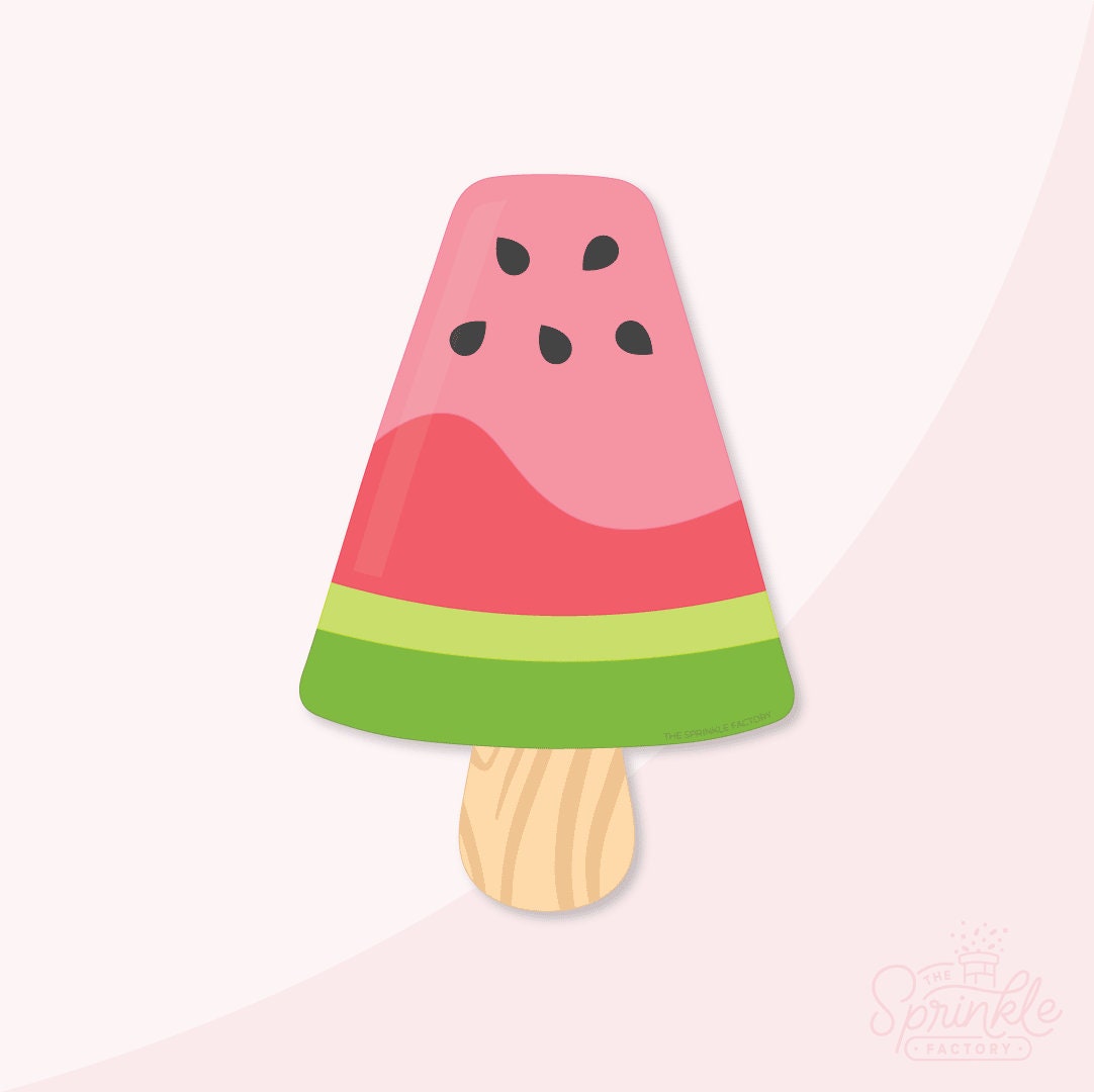 Wassermelonen-Eis am Stiel-Ausstecher-Set .STL-Dateien + . PNG Eddie Bild!