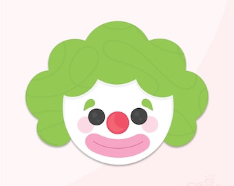 Tagliabiscotti Happy Clown File .STL + . Immagine PNG di Eddie!