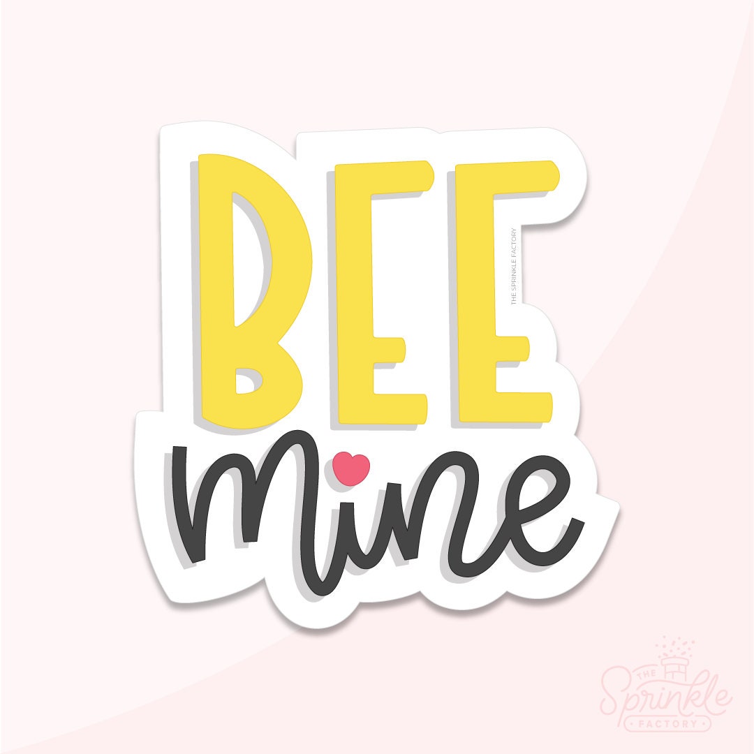 Bee Mine Cookie Cutter .STL Files + . PNG Eddie Image! - Etsy