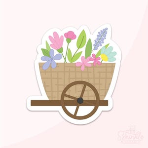 Blumen Warenkorb Cookie Cutter . PNG Eddie Bild!