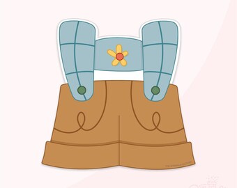 Oktoberfest Lederhosen Cookie Cutter .STL Files + . PNG Eddie Image!