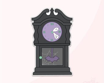 Haunted Clock Cookie Cutter .STL Files + . PNG Eddie Image!