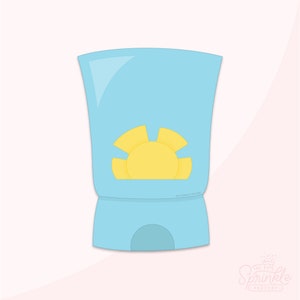 Sunscreen Cookie Cutter Set .STL Files + . PNG Eddie Image!