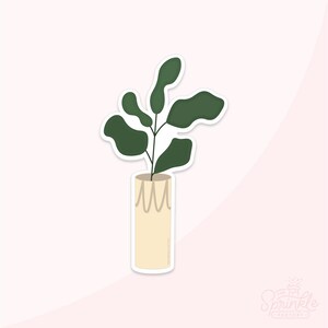 Cozy Tall Vase Cookie Cutter .STL Files + . PNG Eddie Image!