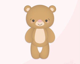 Stuffed Teddy Bear Cookie Cutter .STL File + . PNG Eddie Image!