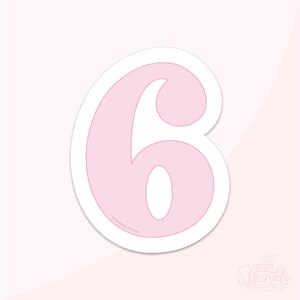 Fancy Number 6 Cookie Cutter Set .STL Files  + . PNG Eddie Images!
