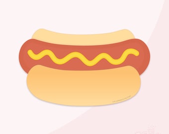 Hot Dog With Bun Cookie Cutter Set .STL Files  +  . PNG Eddie Image!