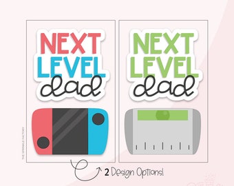 Next Level Dad Set Cookie Cutter .STL Files + . PNG Eddie Images!