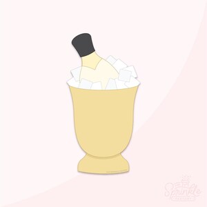 Classy Ice Bucket Cookie Cutter .STL Files  + . PNG Eddie Image!