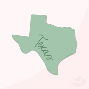 USA State Texas Cookie Cutter .STL Files + .SVG Outline!