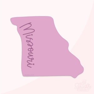 USA State Missouri Cookie Cutter .STL Files + .SVG Outline!