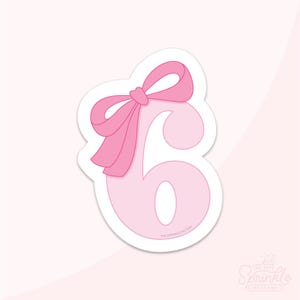 Coquette Number 6 Cookie Cutter Set .STL Files  + . PNG Eddie Images!