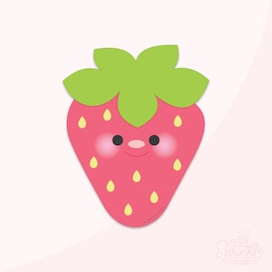 Fruit Friends Erdbeere Cookie Cutter Set .STL-Dateien + PNG Eddie Bilder!