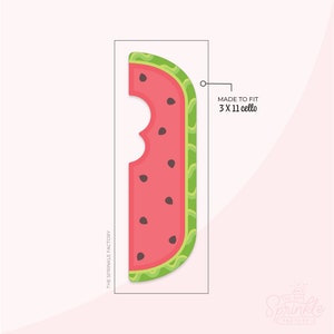 Tall Watermelon Slice Cookie Cutter 7&quot; .STL File!