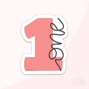 Number 1 Lettered Cookie Cutter .STL Files + .SVG Outlines!