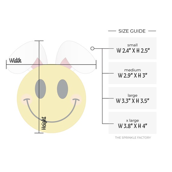 スマイリーフェイス バニー クッキー カッター .STL ファイル + .PNG