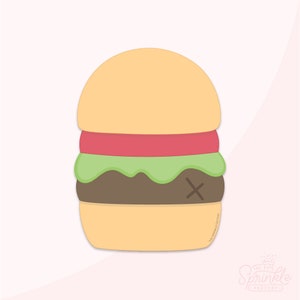 Grill Burger Cookie Cutter Set .STL Files  +  . PNG Eddie Image!