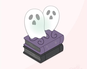 Haunted Books Cookie Cutter .STL Files + . PNG Eddie Image!