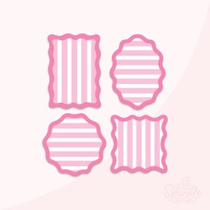 Wavy Shapes Collection - Cookie Cutter .STLs  and more! 16 Files!