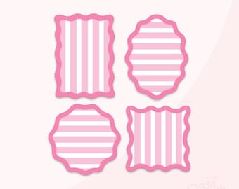 Wavy Shapes Collection - Cookie Cutter .STLs  and more! 16 Files!