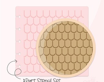 Sweet Shingles Digital .SVG Cookie Stencil!