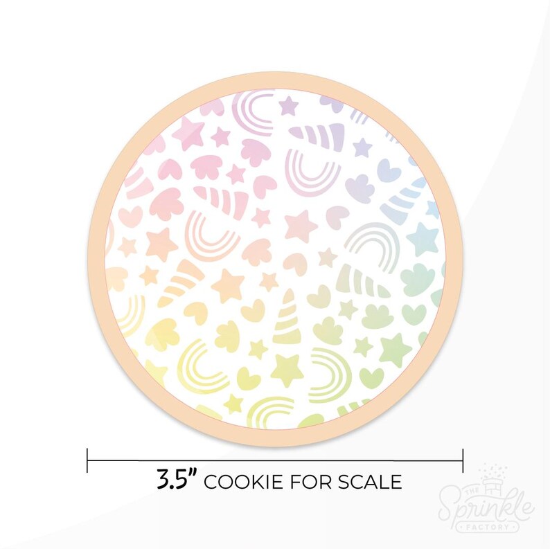 Rainbow Unicorn Digital .SVG Cookie Stencil! - Etsy