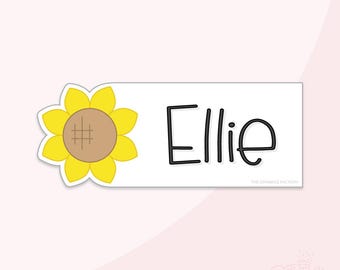 Sunflower Place Card Cookie Cutter .STL File + . PNG Eddie Images!