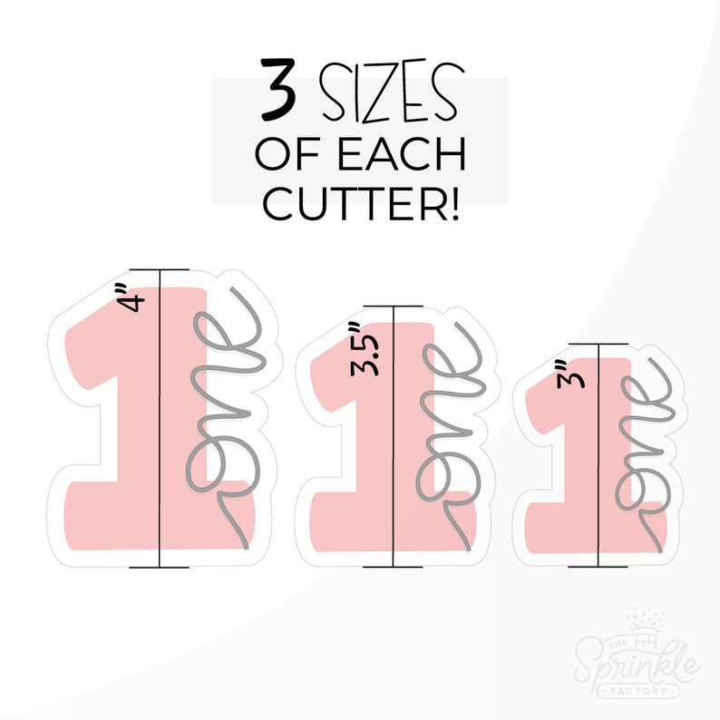 Number 1-9 Lettered Cookie Cutter Collection 27 .STL Files + 9 .SVG ...