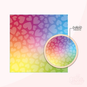 Primary Rainbow Heart Print .PNG